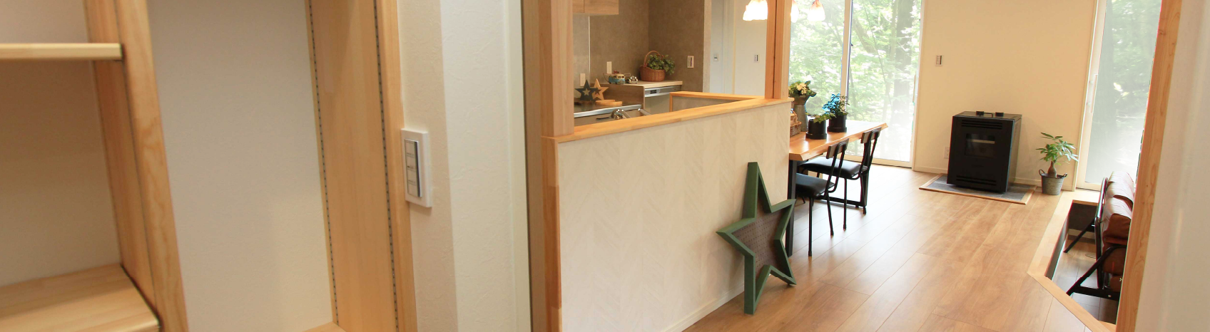 リビングの生活動線